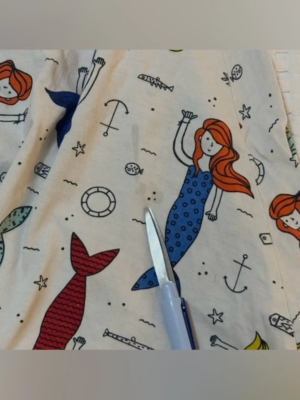 Hanna Andersson Bundle Of 2 Play Dresses Ladybug/Mermaid Girls Size 100 4
